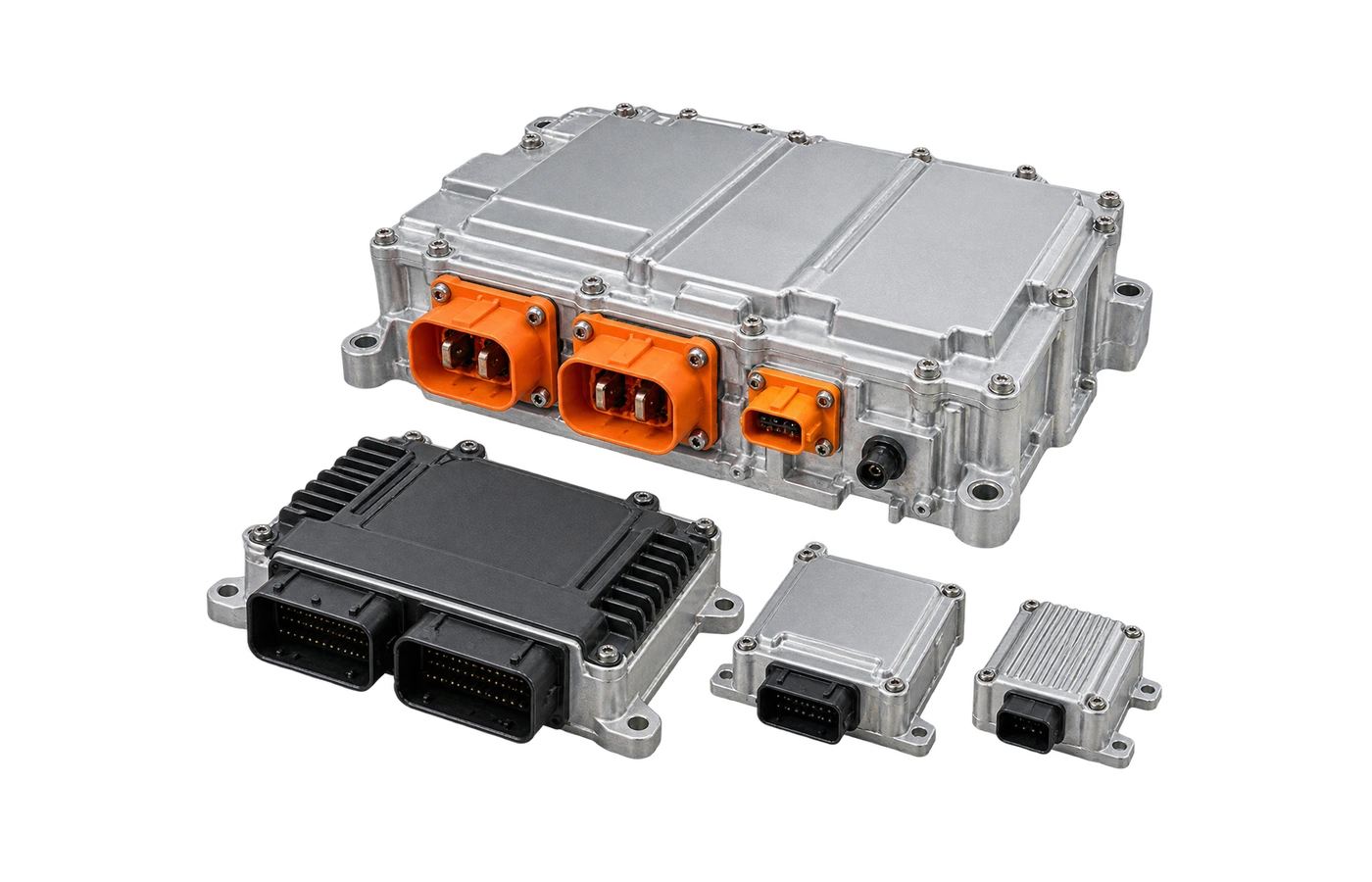 BMS and VCU control modules prepared for programming and cloning at SG-Tronic Motorsport