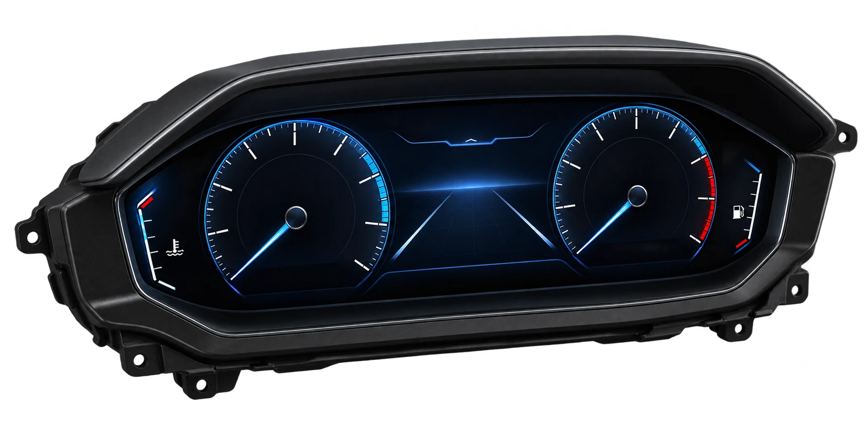 Illustrative digital instrument cluster