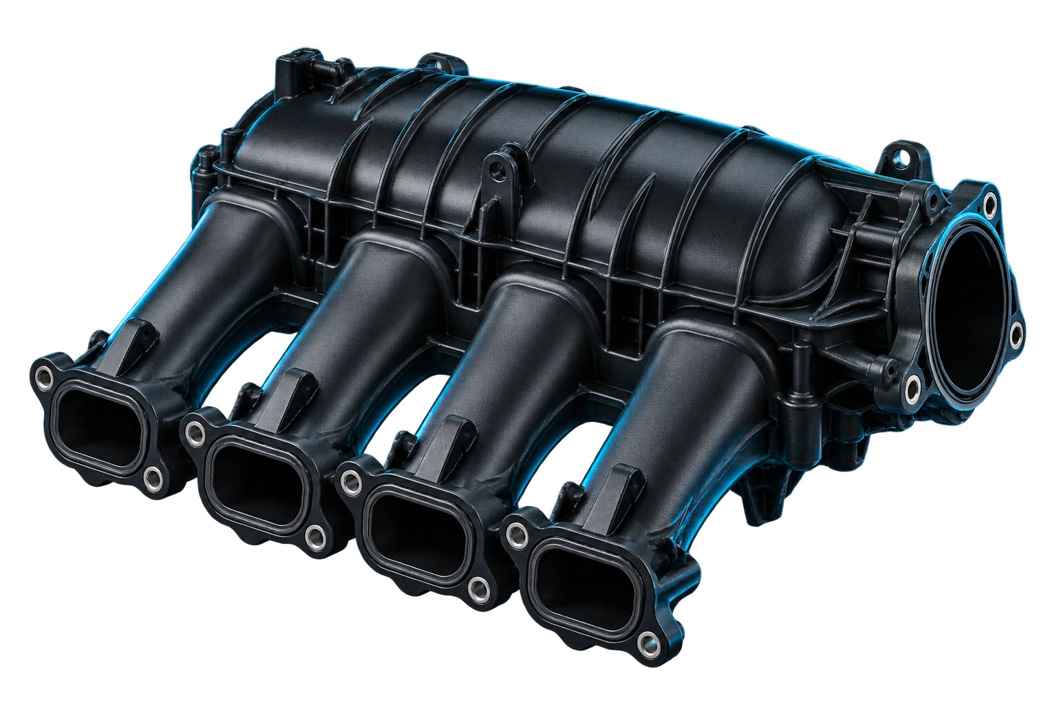 Illustrative four-cylinder diesel intake manifold
