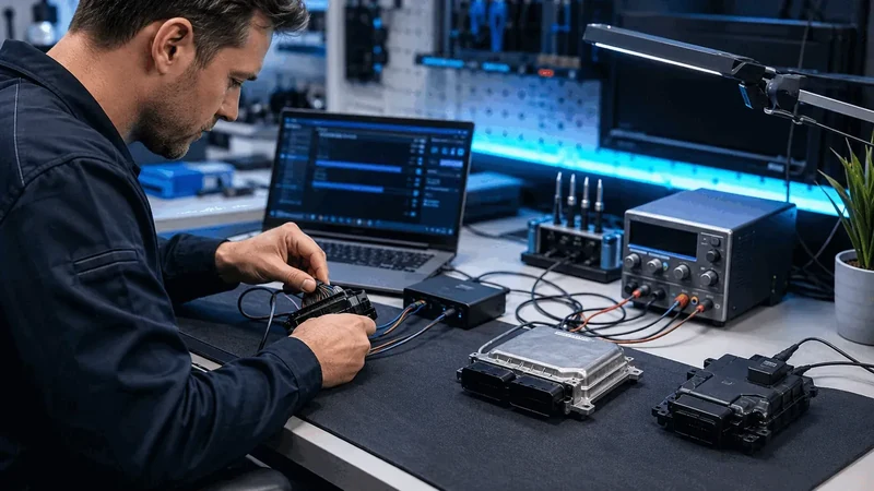 BMW and MINI immobiliser programming bench work