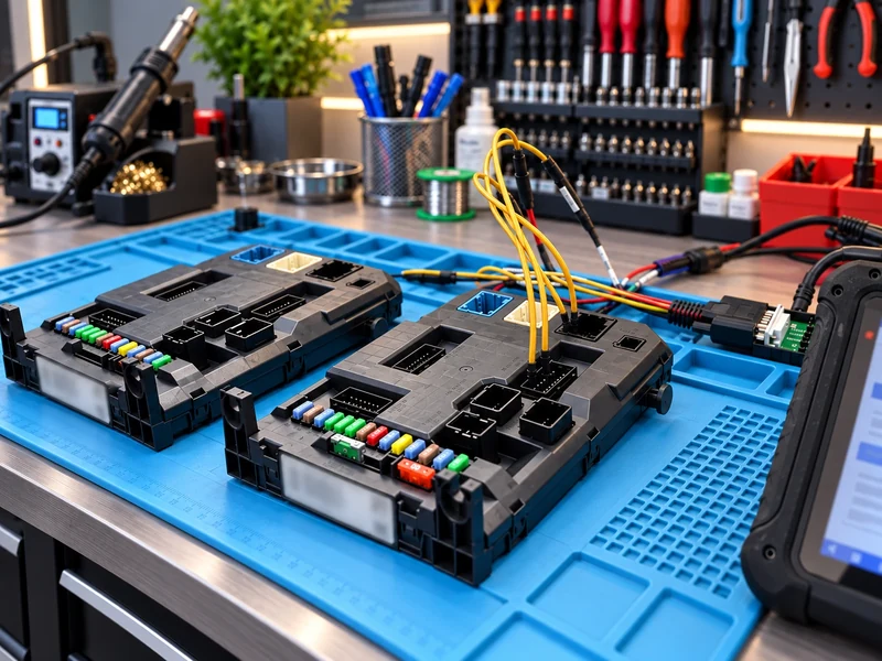Citroen DS BSI bench programming and front wiper repair case study
